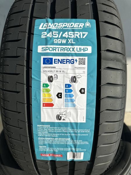 Нови летни гуми LANDSPIDER SPORTRAXX UHP 245/45R17 99W XL БОРД