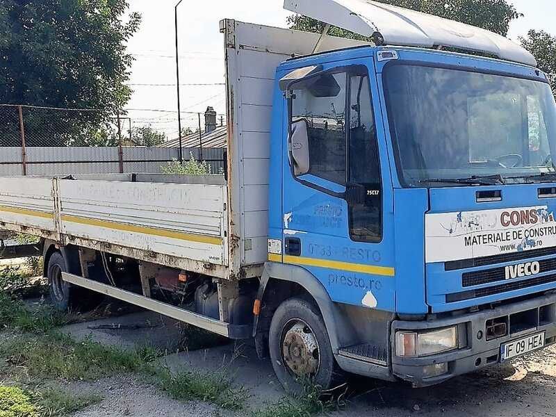 Iveco Eurocargo ML75E - Platformă 6.5m - 7,5 tone - 175 CP - 2002 - 360.000 km - stare bună