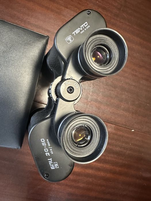 Binoclu TENȚO 20×60 – Made in USSR – stare excelentă, complet