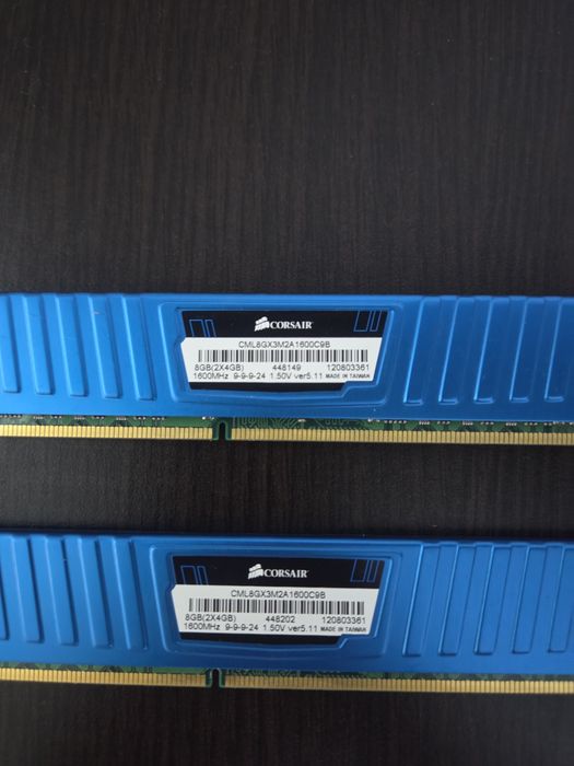 Kit RAM Corsair Vengeance LP 8GB (2x4GB) DDR3 1600MHz – Blue