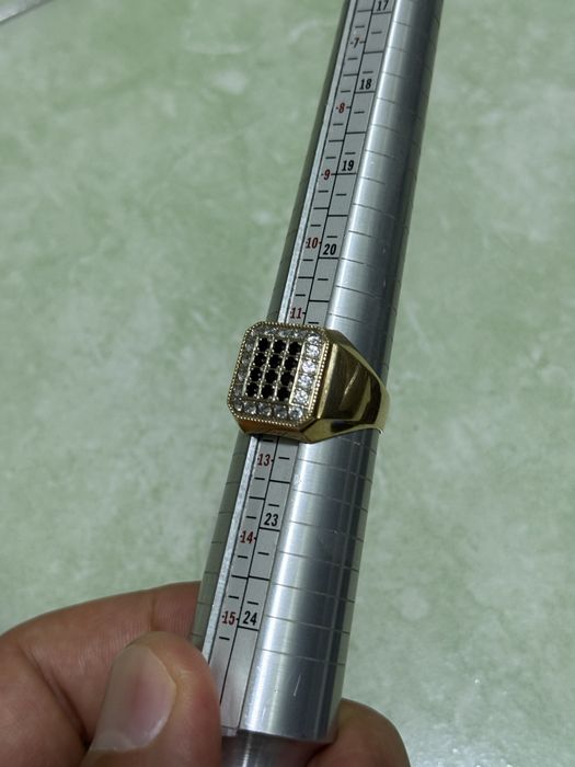 Мужской золотой кольцо россия