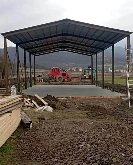 Confecționez structuri metalice depozite garaje grajduri pentru animale