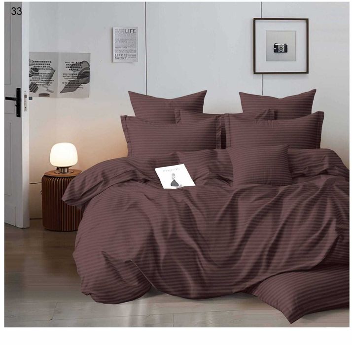 Set lenjerii de pat de una sau 2 persoane bumbac 6 piese