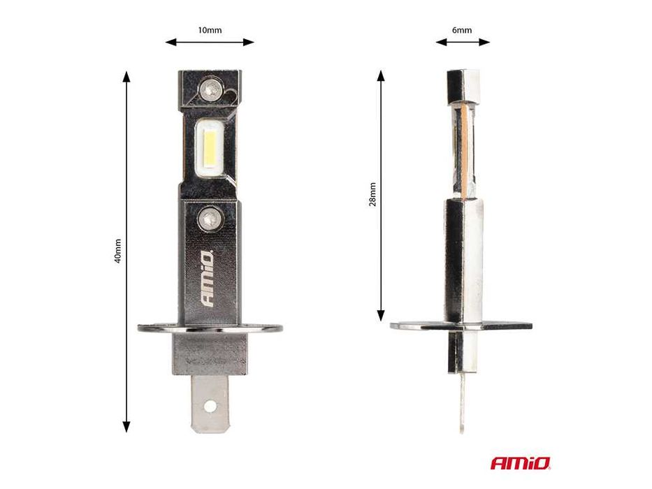 LED крушки H1 AMIO HYBRID Лед крушка Canbus 60W, 6000K