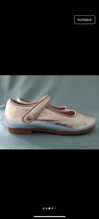Pantofi piele Mary Janes Jacadi Paris - măsura 28