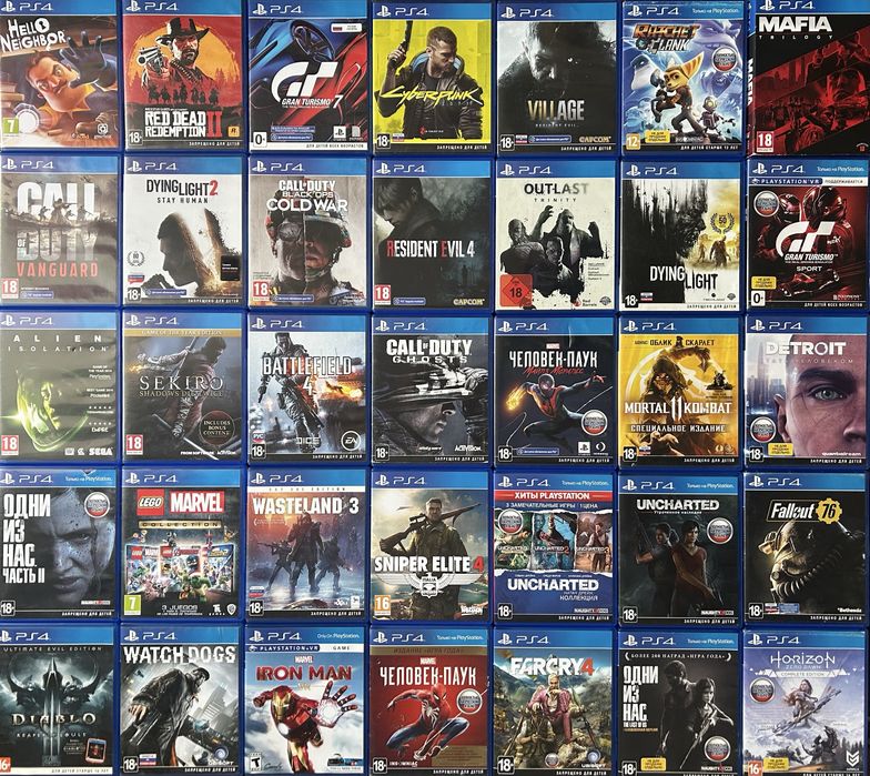 Диски на пс4 пс5