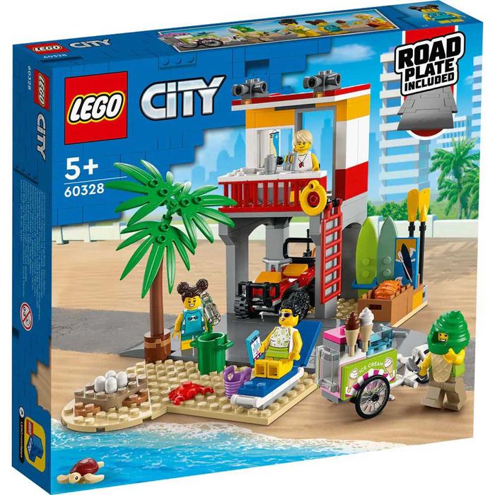 НОВО LEGO City 60328 - Beach Lifeguard Station