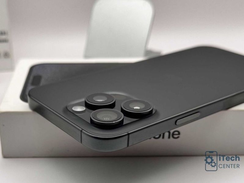 iPhone 15 Pro MAX, 256GB, Black, 100% батерия, КАТО НОВ, ГАРАНЦИЯ!