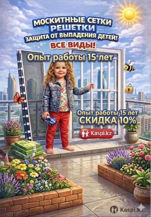 Решетки на окна 2в1 москитные сетки антимошка стекло