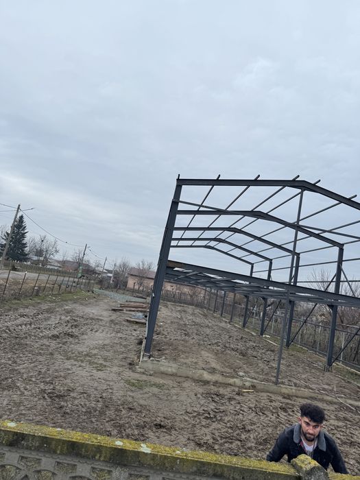 Hala metalica 10 m latime x40 m lungime x5 m inaltime supraetajata