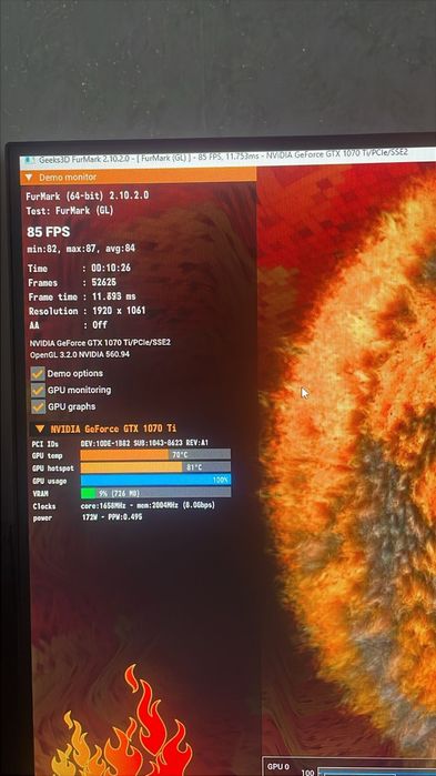 Видеокарта Gtx 1070 TI