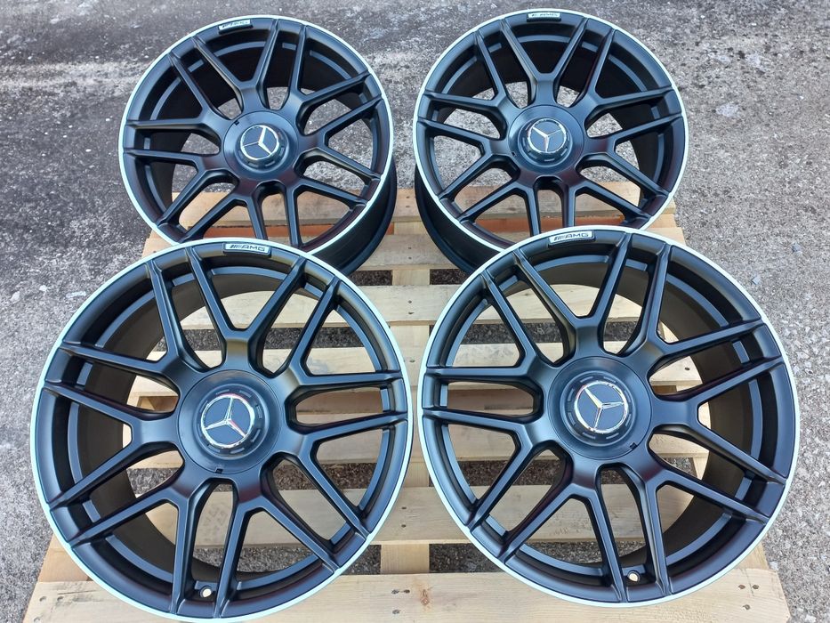 19"Mercedes Black Matt Lip 8.5j et35 9.5j et48 C E S Cls Class Спорт Пакет