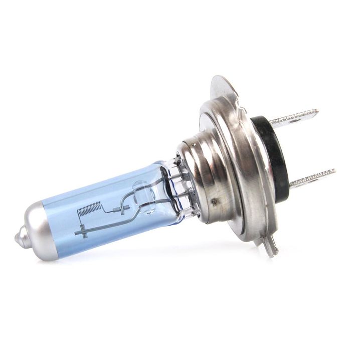 халогенна крушка h7 amio 12v 55w uv филтър (e4) super white 1брой ...