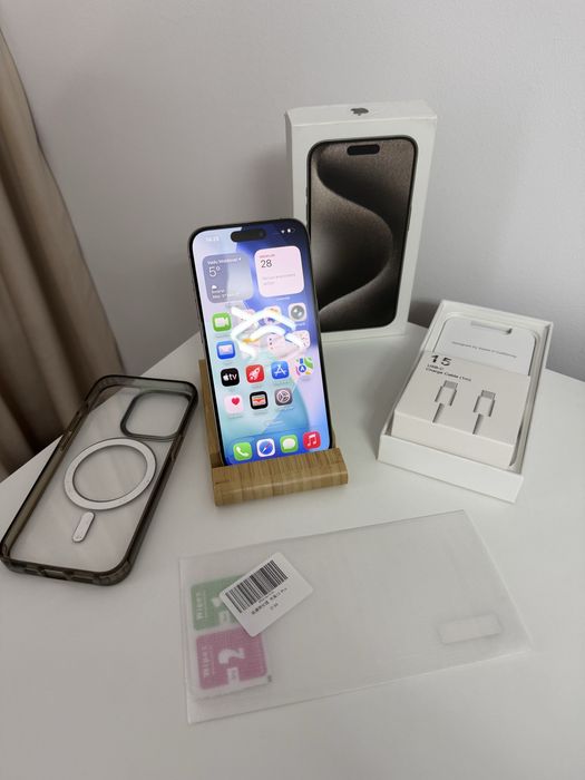iPhone 15 Pro, 128Gb, Bat 91%, Impecabil