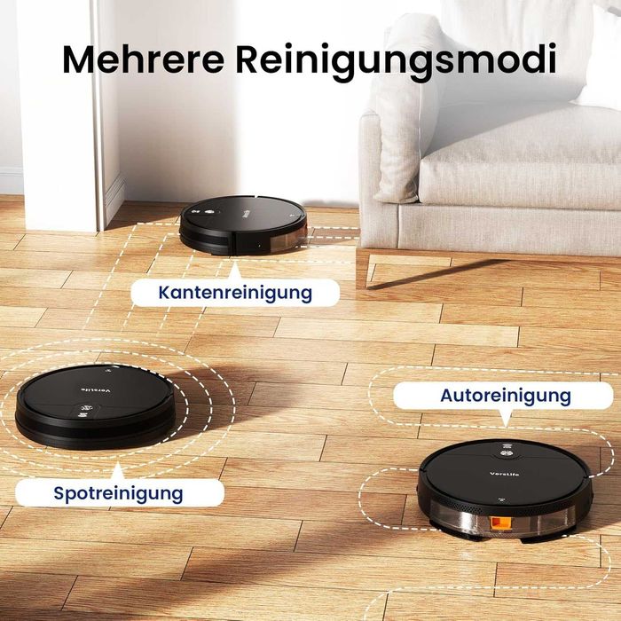 Роботизирана прахосмукачка VersLife L6, управление чрез приложение Alexa