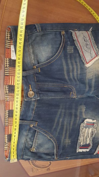 Джинсы утеплённые.