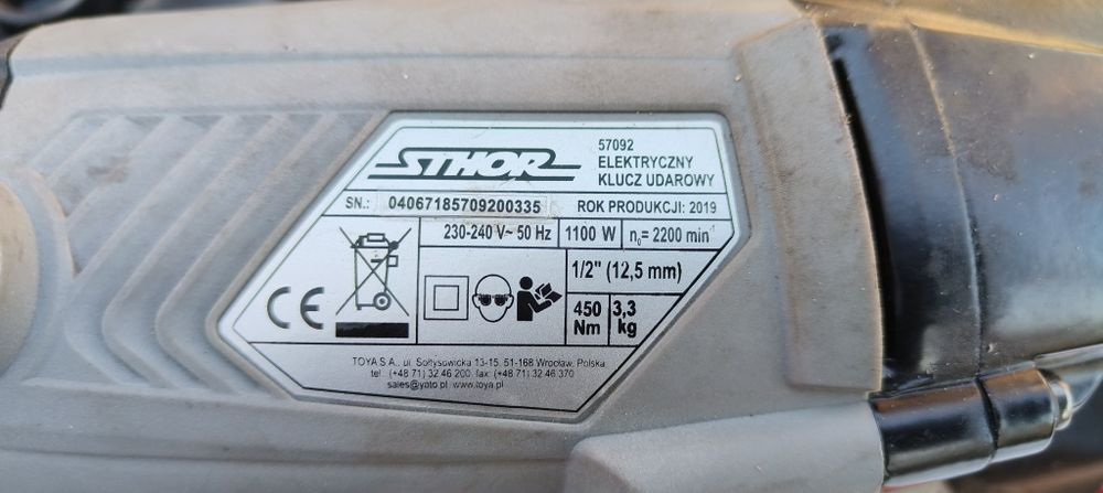 Pistol electric de impact Sthor, 450Nm