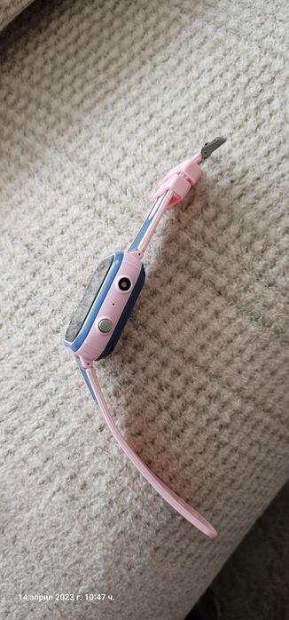 Детски розов часовник 4G, GPS+LBS+Wi-fi