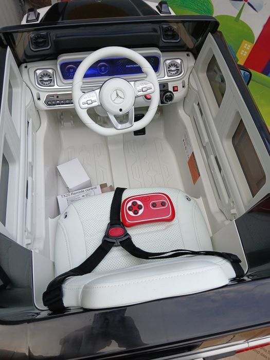 Промо!!Супер цена Акумулаторен джип Mercedes EQG с меки гуми