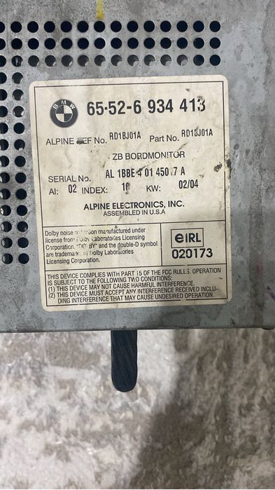 Продам магнитолу от бмв е39 оригинальную.