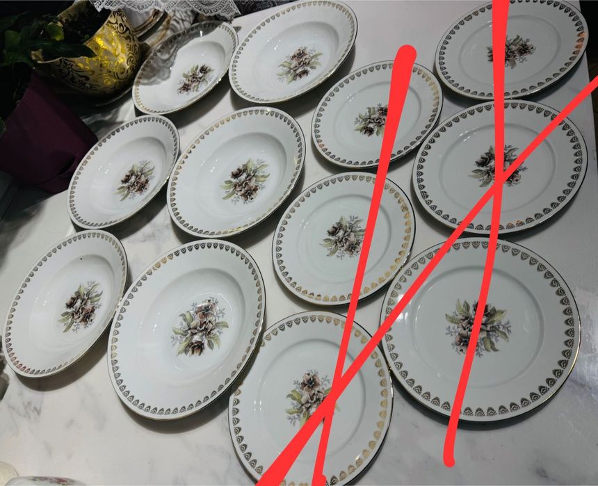 Продам фарфоровую посуду,в идеале.