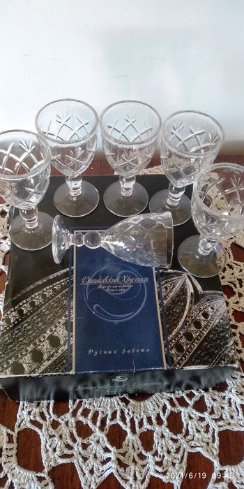 Рюмки дятловский хрусталь