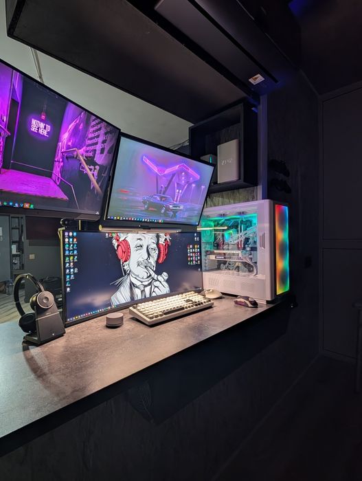Игровой ПК i5-14600KF / RTX 3080 + 3 монитора + периферия