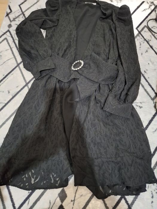 Манго къса черна рокля