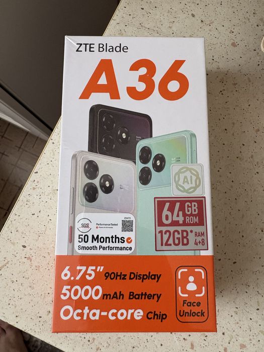 Zte A36 новый не распокован
