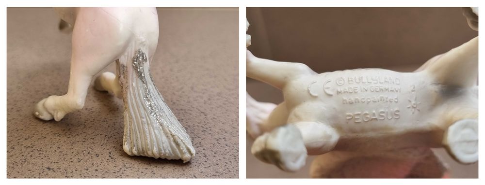 Calul inaripat Pegasus, Cal cu aripi Pegas, figurina Bullyland