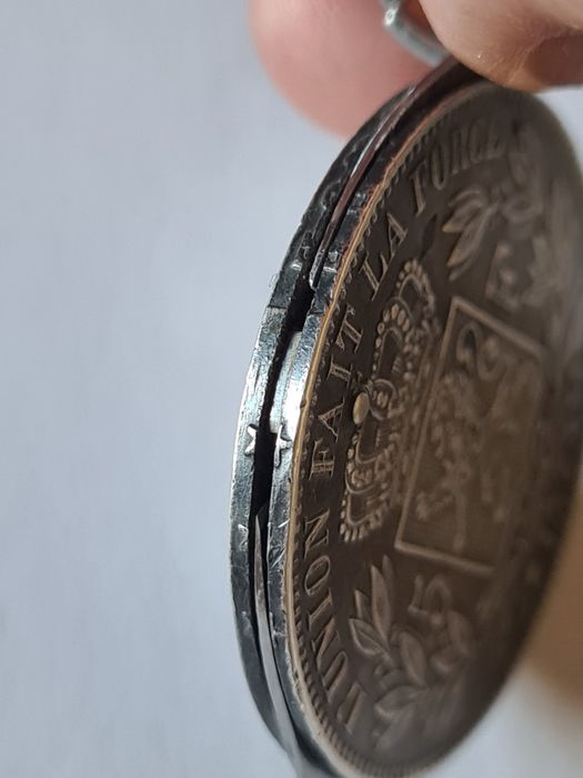 Moneda argint  modificata