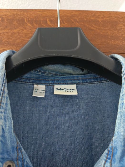 Cămașă bărbați din denim mărimea 43 - 44