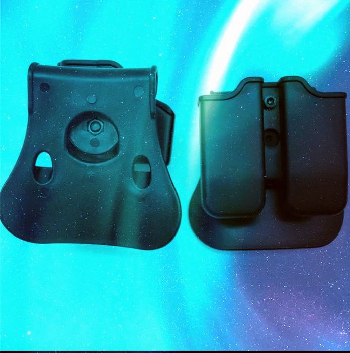 К-т Кобур и каулъф за два пълнителя за Glock, или само кобур пистолет