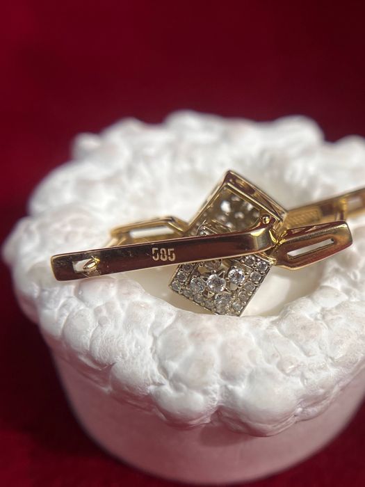 Золотые серьги/BariBarShop/0•0•24