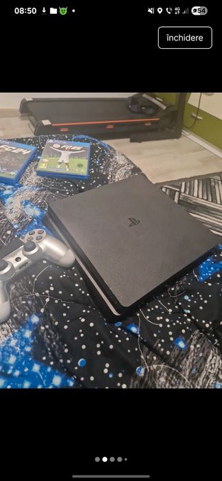 Ps 4, cu 2 manete și 3 jocuri