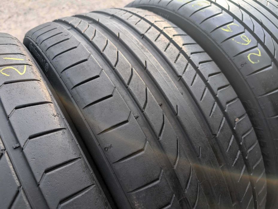 SET 4 Anvelope Vara 245/35 R21 + 265/35 R21 CONTINENTAL TESLA Original