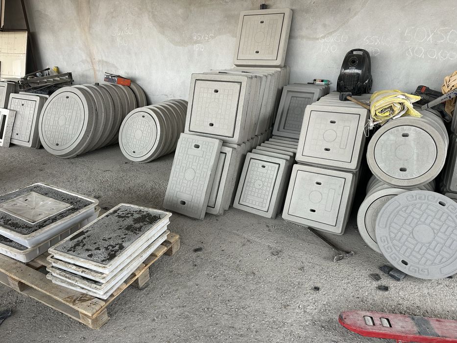 Колодец қопқоқлари чекланмаган миқдорда 12 хил ўлчамда