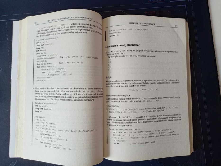 Carte Programarea in limbajul C/C++ pentru liceu, Volumul 2, Metode si tehnici de programare