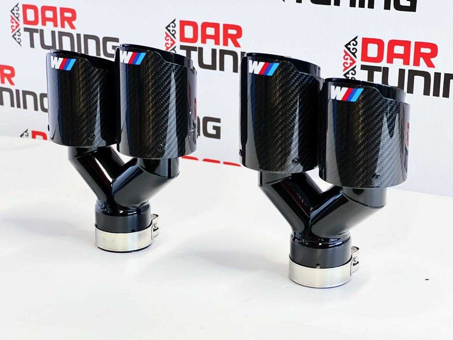 Насадки глушителя BMW M carbon