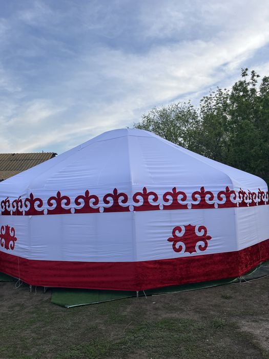 Юрта новая Велюр Газон