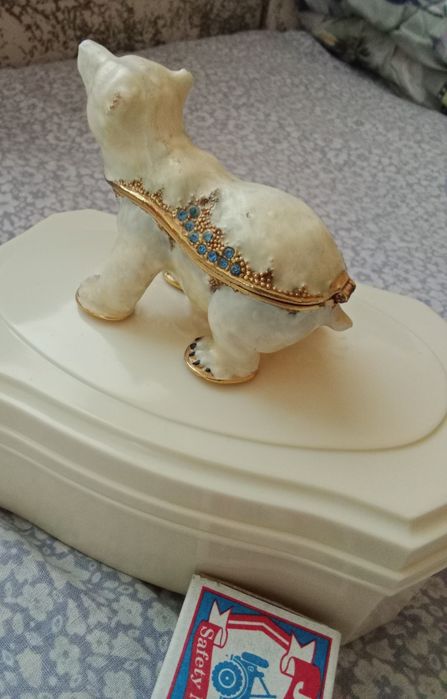 Шкатулка " Детёныш белого медведя " НОВАЯ