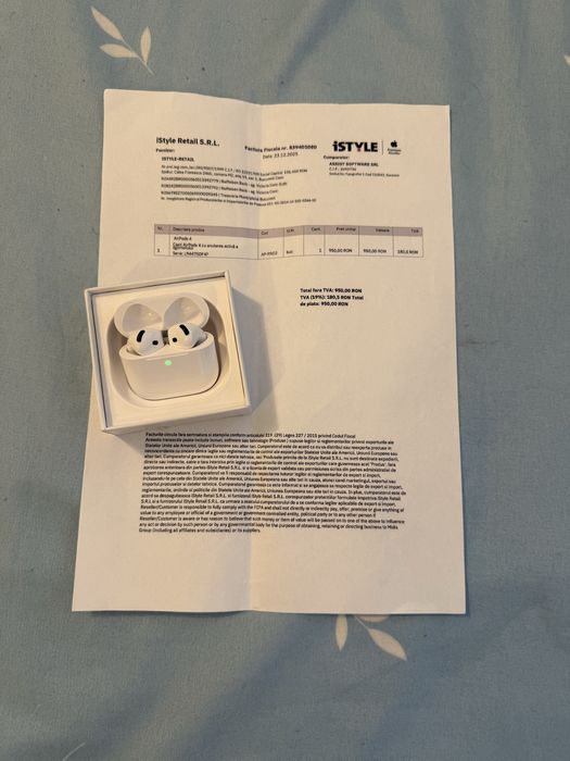 Airpods 4 2024 cu modul anc