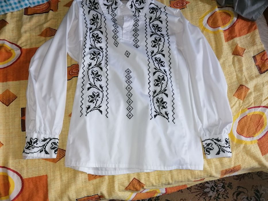 Camasa populara tradiționala noua360lei.,neg