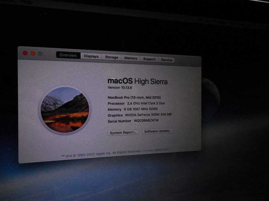 Vand laptop MacBook Pro 13 inch