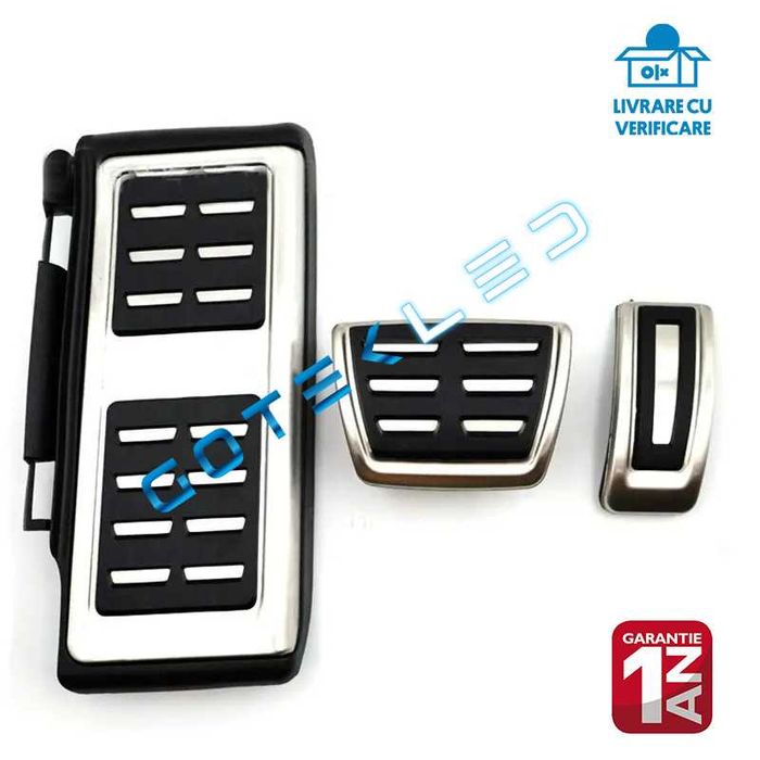 Set Pedale din oțel inoxidabil pentru Volkswagen, Skoda, Seat