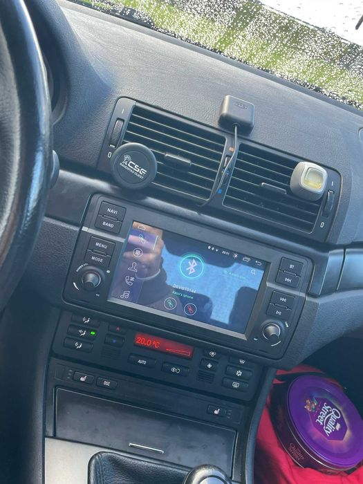 Navigație Android 15 BMW E46 Dedicată – CarPlay, Android Auto, QLED