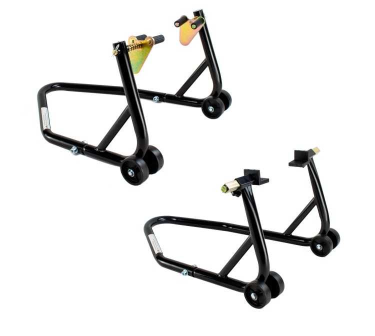 Set stander moto universal fata + spate