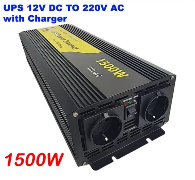 Eaglestar UPS Инвертор със зарядно, чиста синусоида 12V