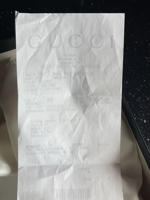 Curea GUCCI originala - 105cm - piele neagra cu monograma