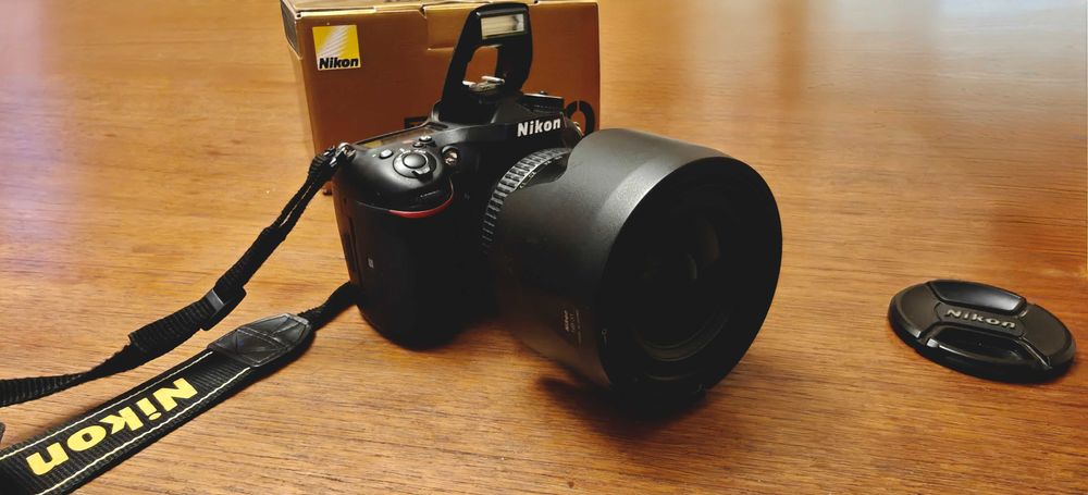 Запазено Nikon D7200 + обективи и филтри